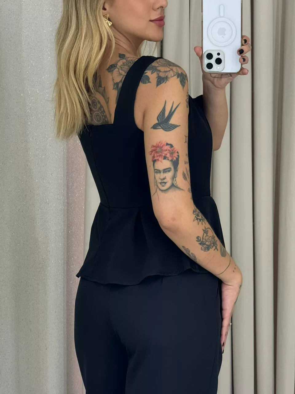 CONJUNTO CHLOE BLUSA CALÇA PRETO