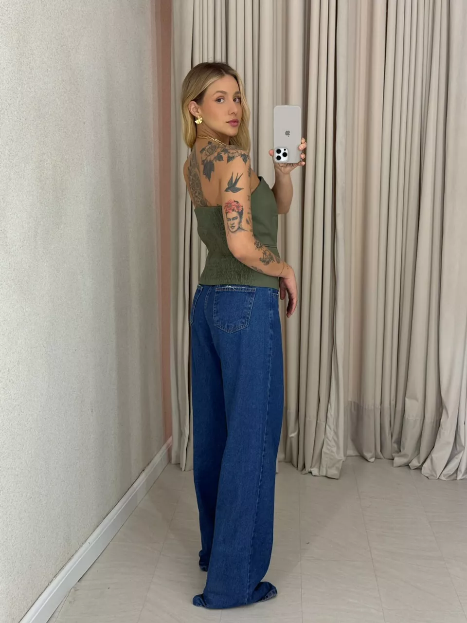 BLUSA DINAH TOMARA QUE CAIA VERDE
