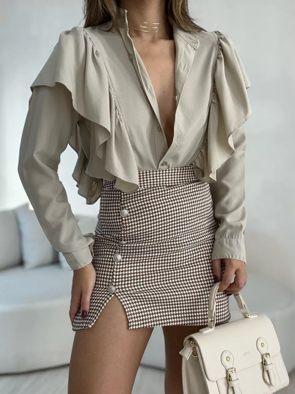 CONJUNTO GIOVANA PIED POULE NUDE