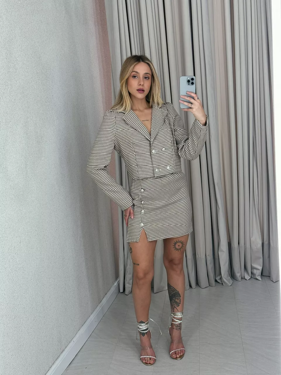 CONJUNTO GIOVANA PIED POULE NUDE