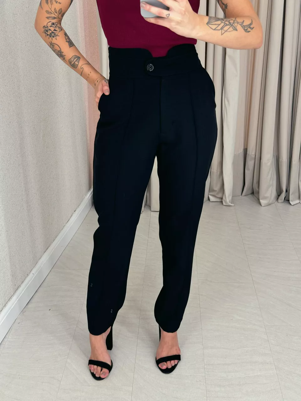 CALÇA SKINNY LETÍCIA PRETA - 0054230033 - CAROLLA FERRARO