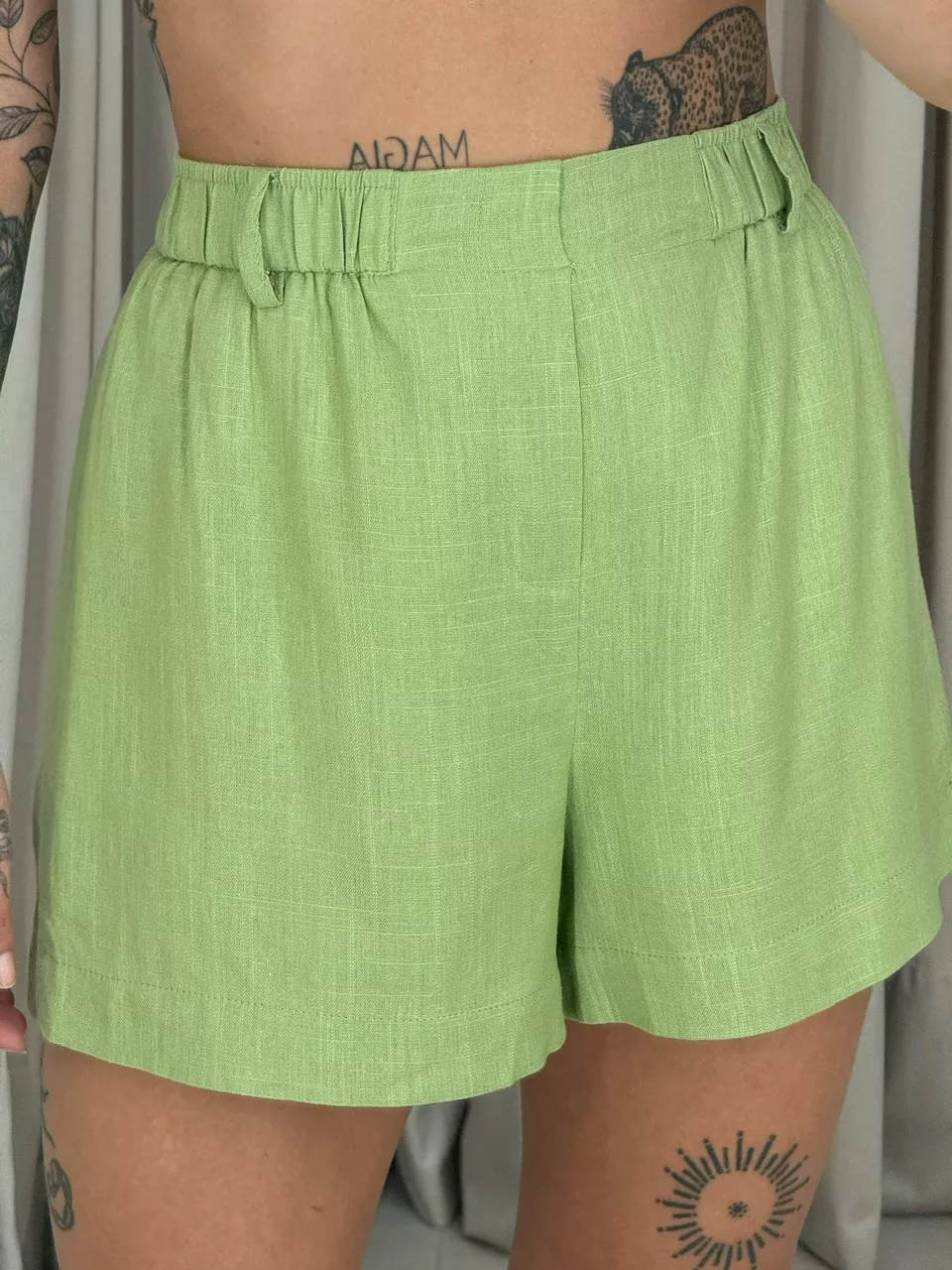 CONJUNTO KAUANY. Short verde