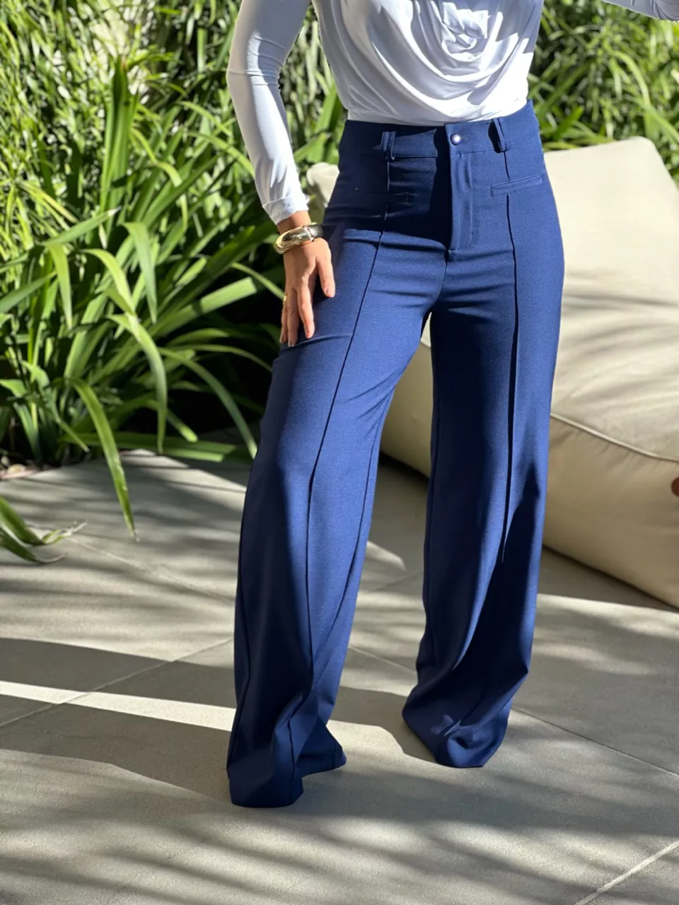 CALÇA DRY PANTALONA MARINHO - 0065880055 - CAROLLA FERRARO
