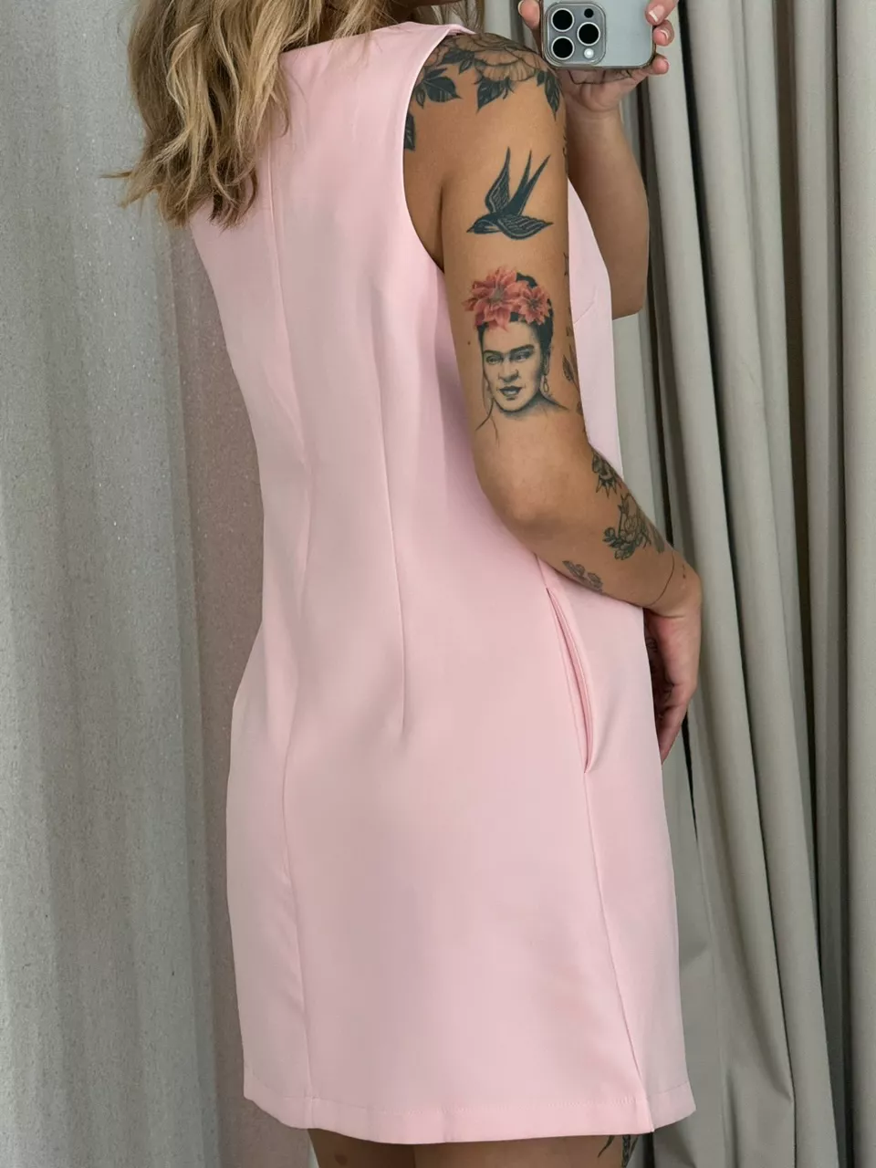 VESTIDO MAYLA CURTO Rosa Claro