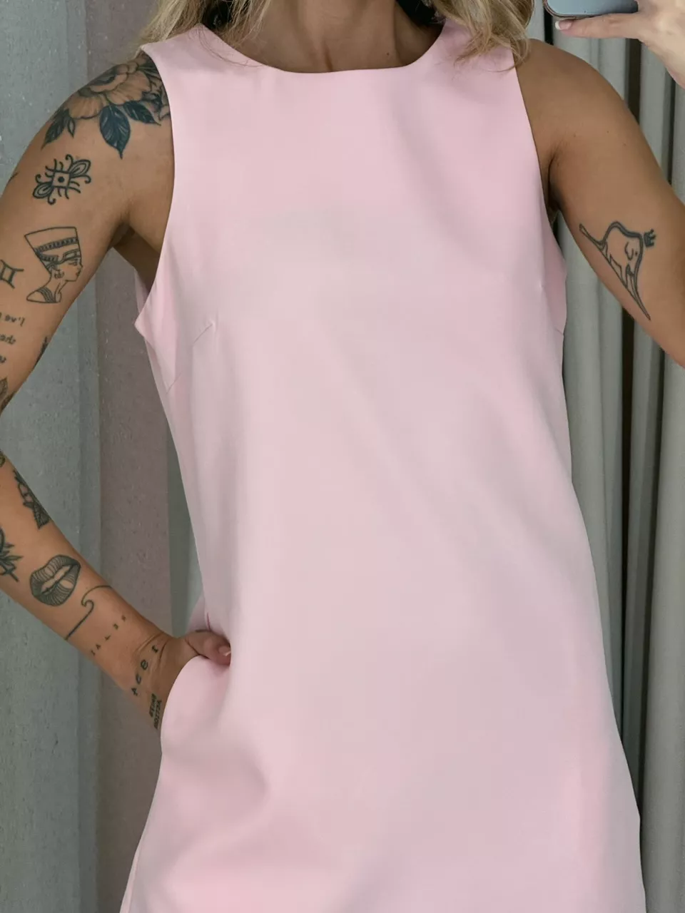 VESTIDO MAYLA CURTO Rosa Claro