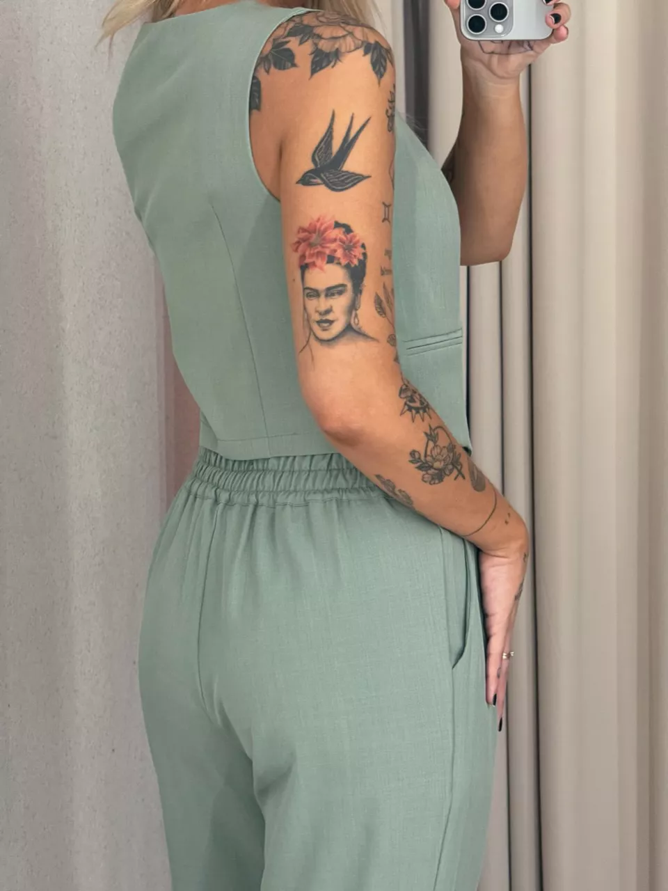 CONJUNTO AYLLA Calça verde