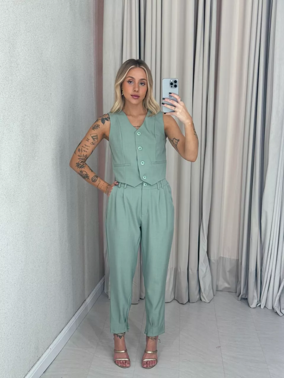 CONJUNTO AYLLA Calça verde