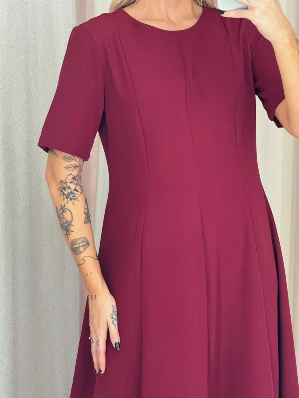 VESTIDO JULIA LONGO CHERRY RED