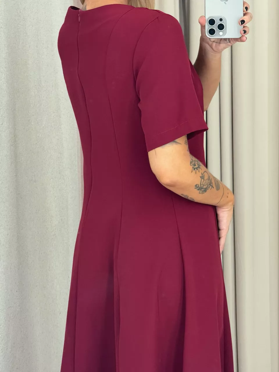 VESTIDO JULIA LONGO CHERRY RED