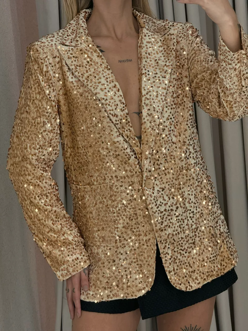 BLAZER LETÍCIA PAETÊ Nude