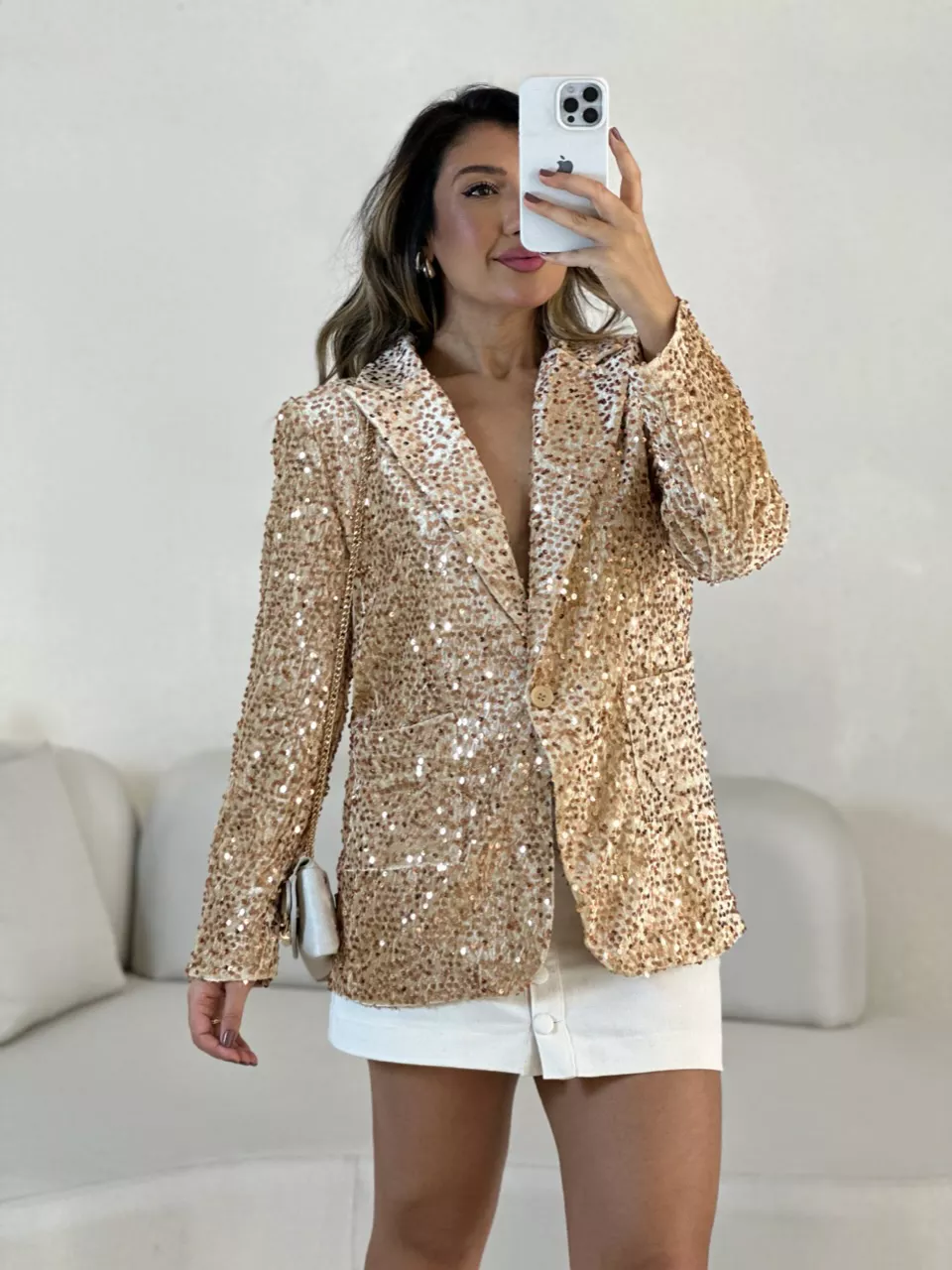 BLAZER LETÍCIA PAETÊ Nude