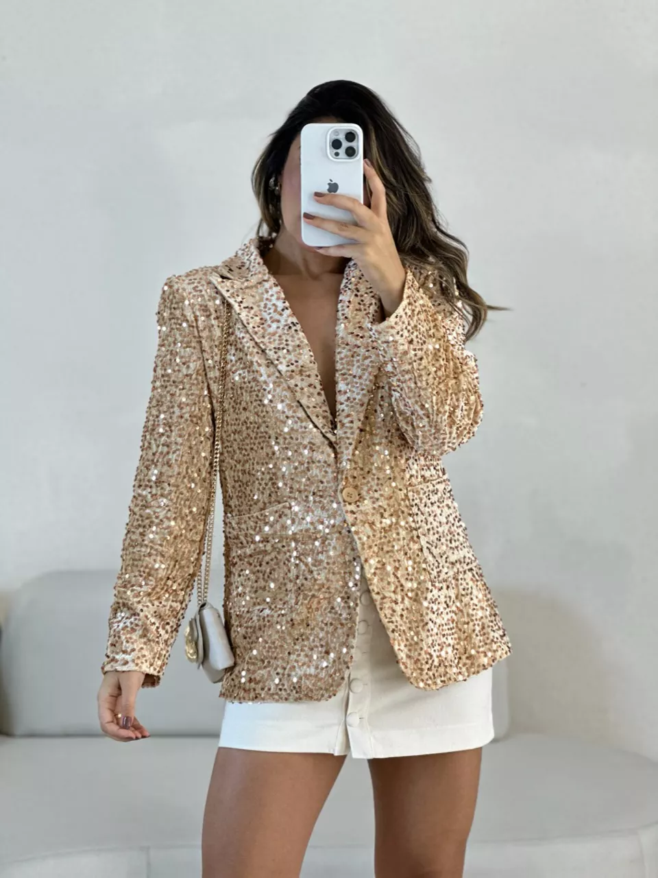 BLAZER LETÍCIA PAETÊ Nude