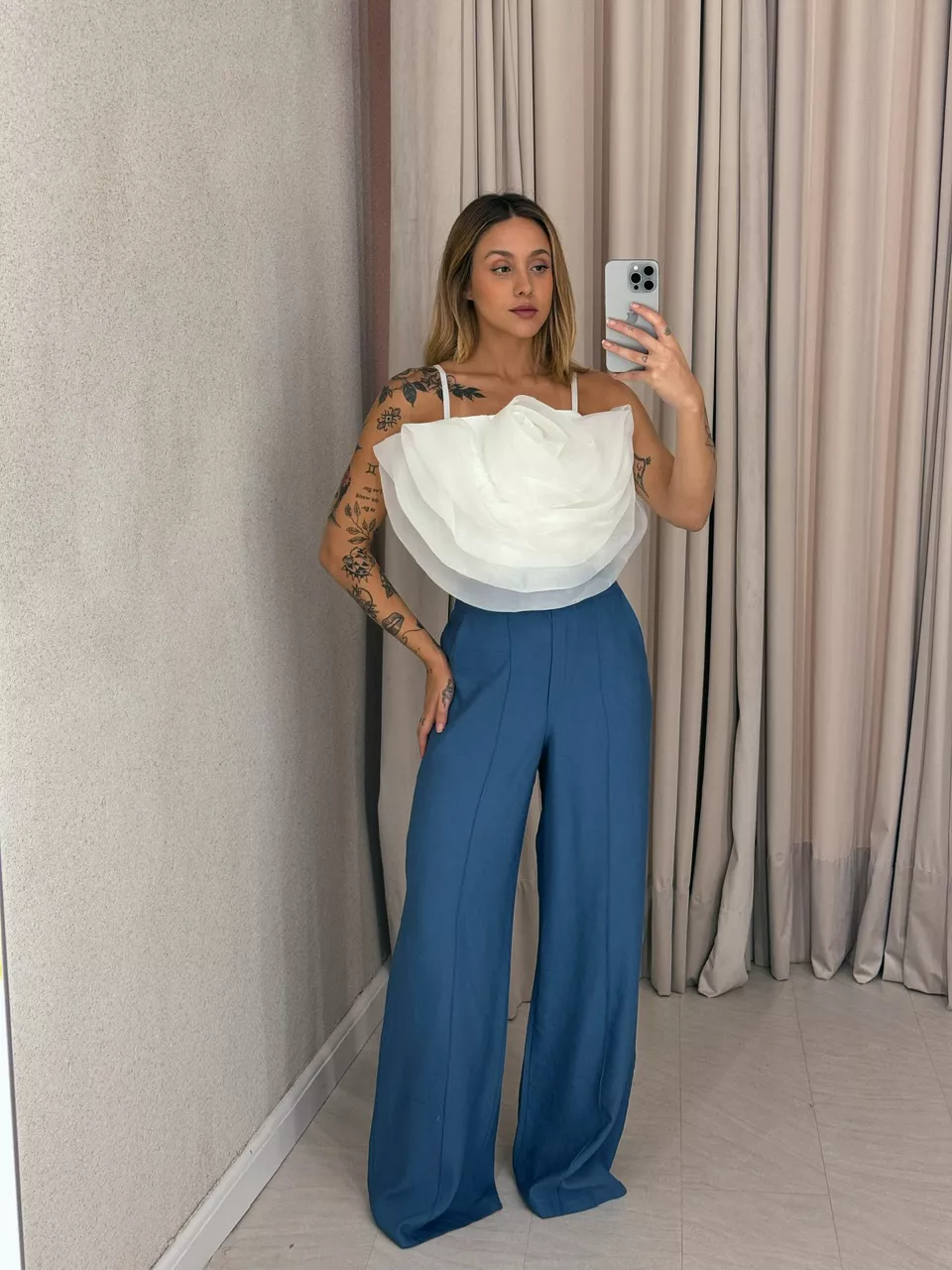 CALÇA LETÍCIA 03 PANTALONA AZUL