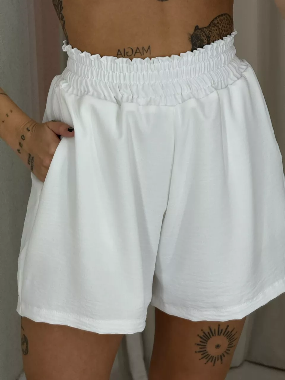 SHORT LORENA CF LASTEX off - 0062410048 - CAROLLA FERRARO