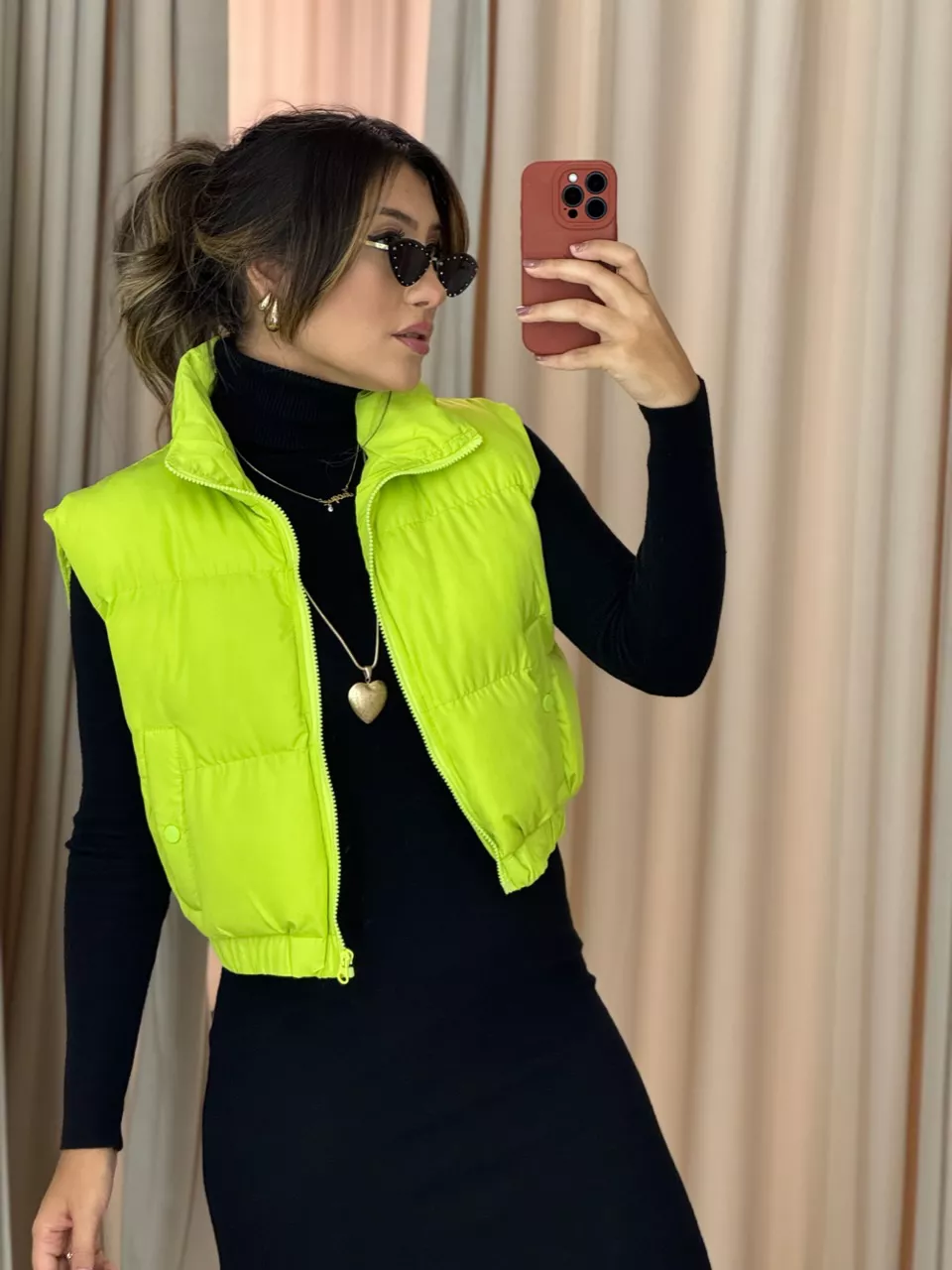 COLETE LUCIENE ACOLCHOADO LIMA - 0051340116 - CAROLLA FERRARO