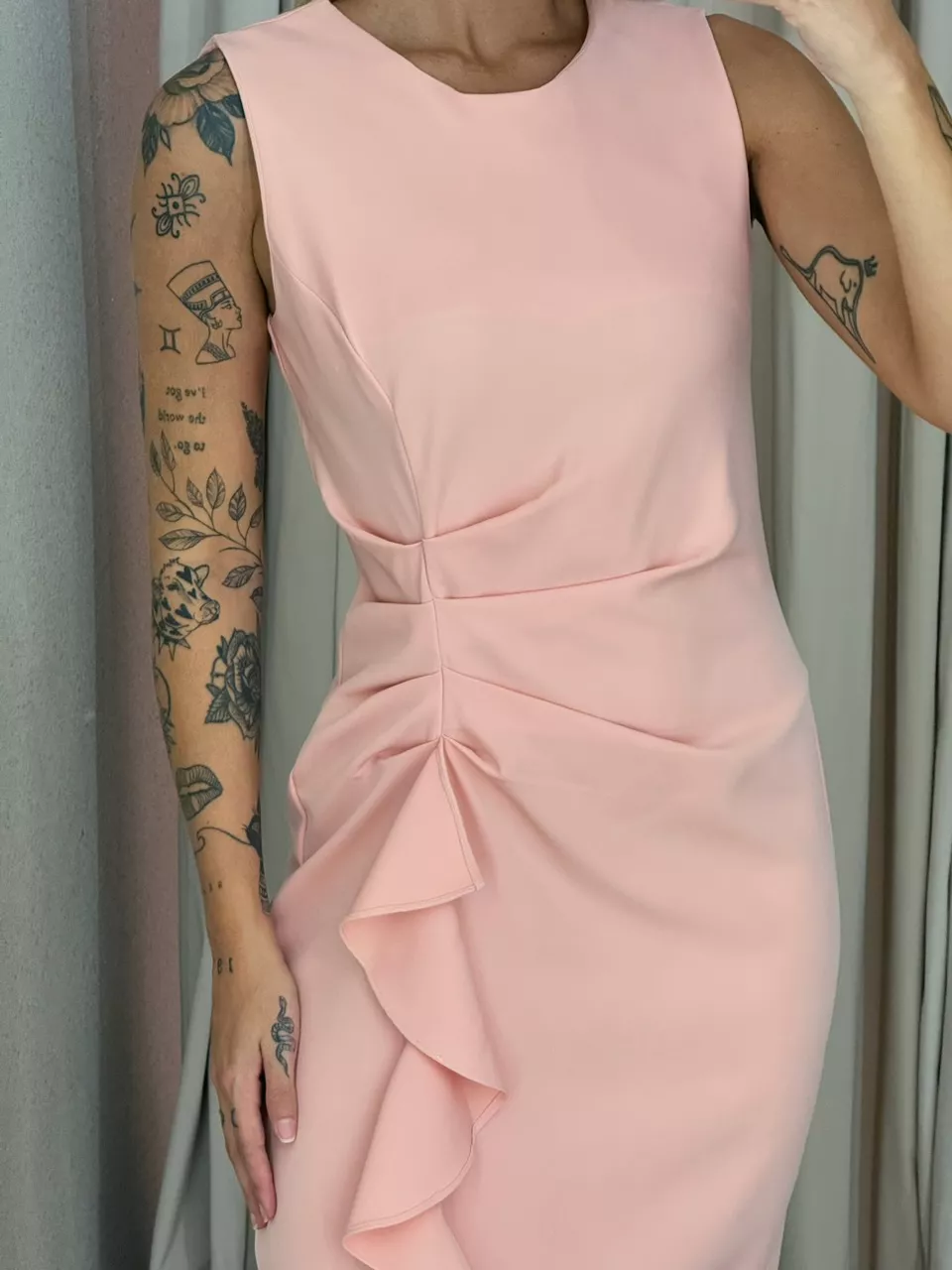 VESTIDO ADÉLIA CAVADO ROSÊ