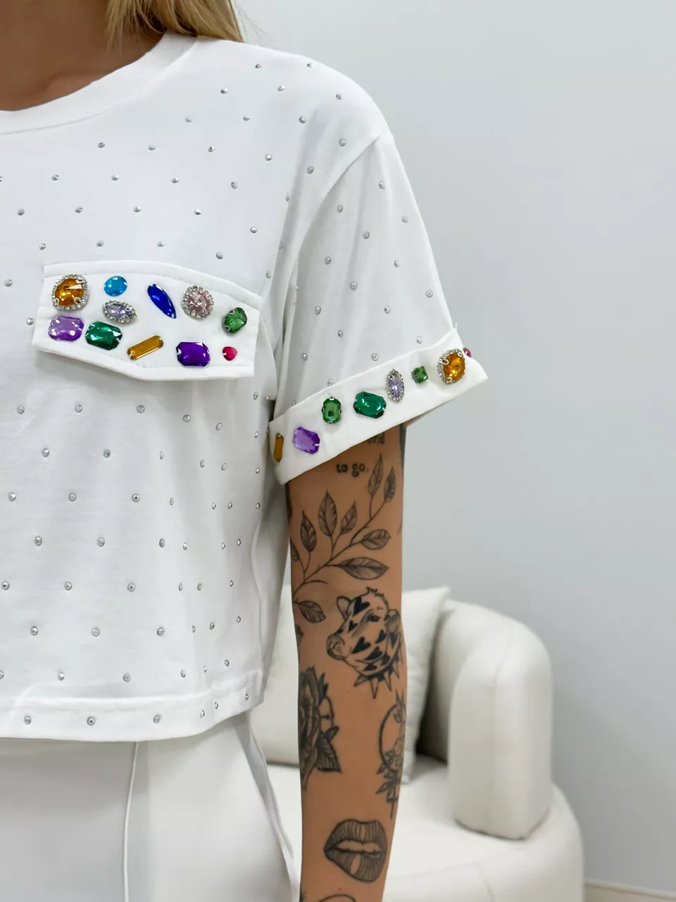 BLUSA ANGEL PEDRARIA OFF