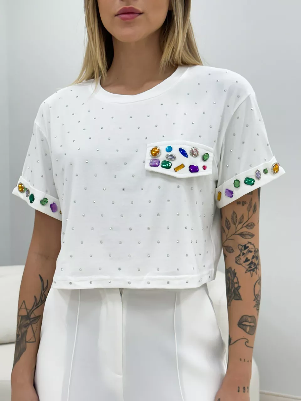 BLUSA ANGEL PEDRARIA OFF