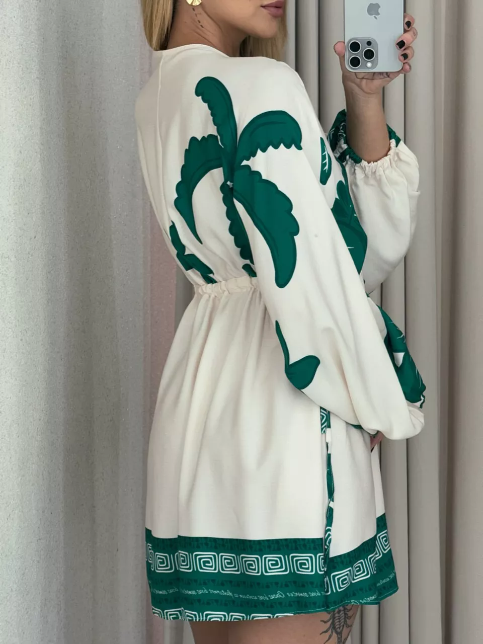 VESTIDO ANA RITA ESTAMPADO VERDE