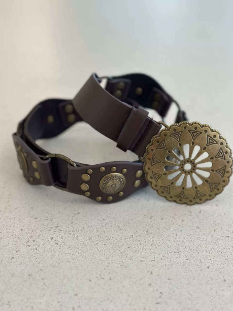 CINTO thayna BOHO MARROM/DOURADO - 0061590420 - CAROLLA FERRARO