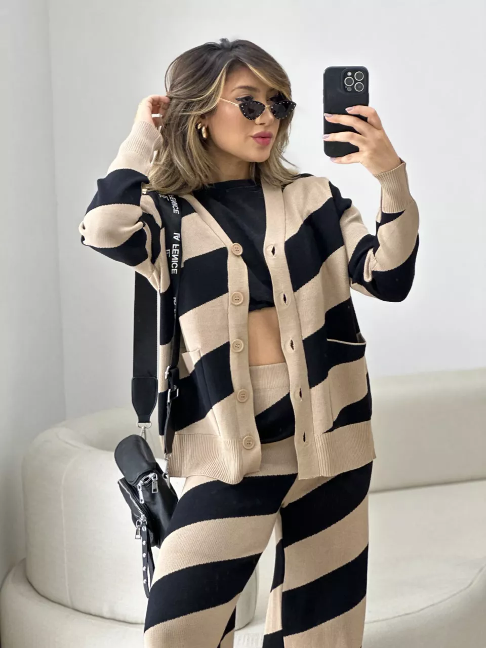 CONJUNTO PAULA LISTRADO NUDE