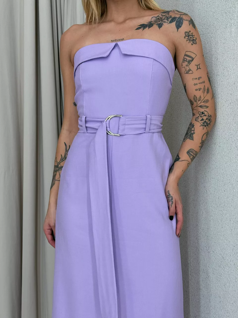 VESTIDO ARIANA TOMARA QUE CAIA LILÁS