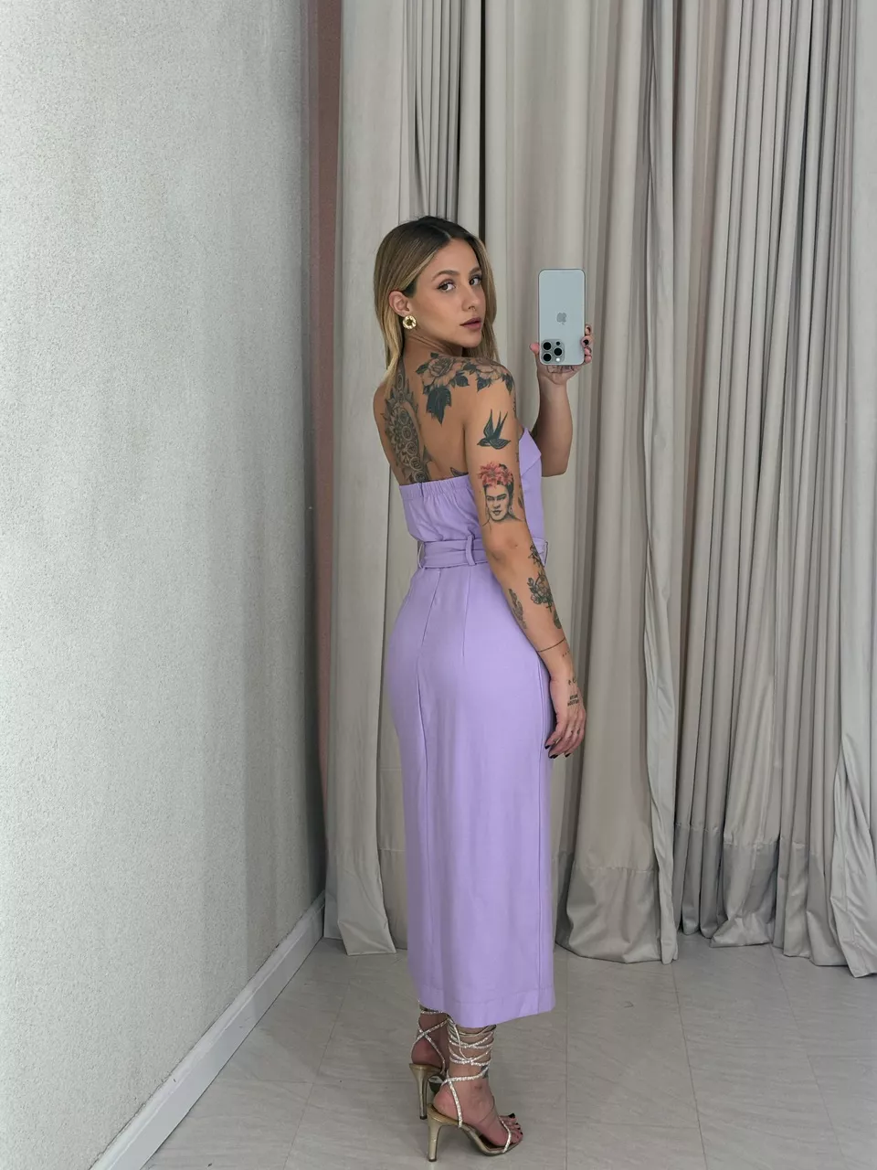 VESTIDO ARIANA TOMARA QUE CAIA LILÁS