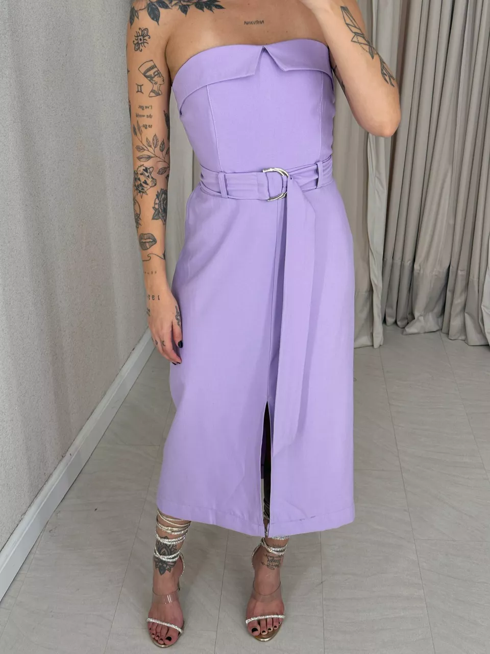 VESTIDO ARIANA TOMARA QUE CAIA LILÁS