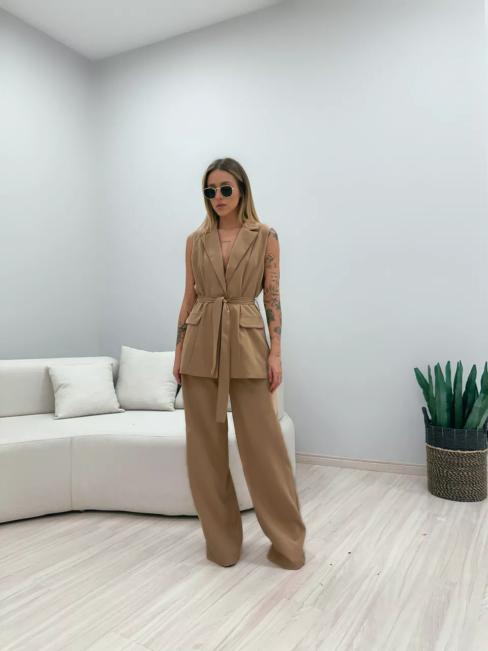 CONJUNTO GABI COLETE CAPUCCINO - 0049040125 - CAROLLA FERRARO