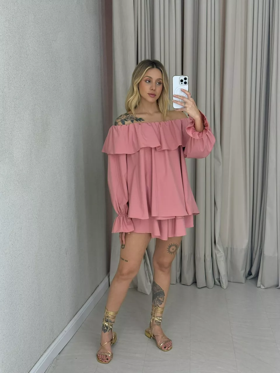 CONJUNTO ZOE BABADOS ROSA