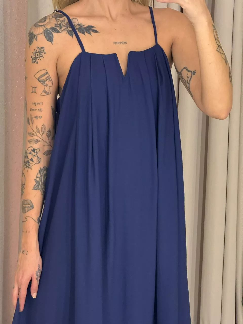 VESTIDO LUDMILA ALÇA MARINHO