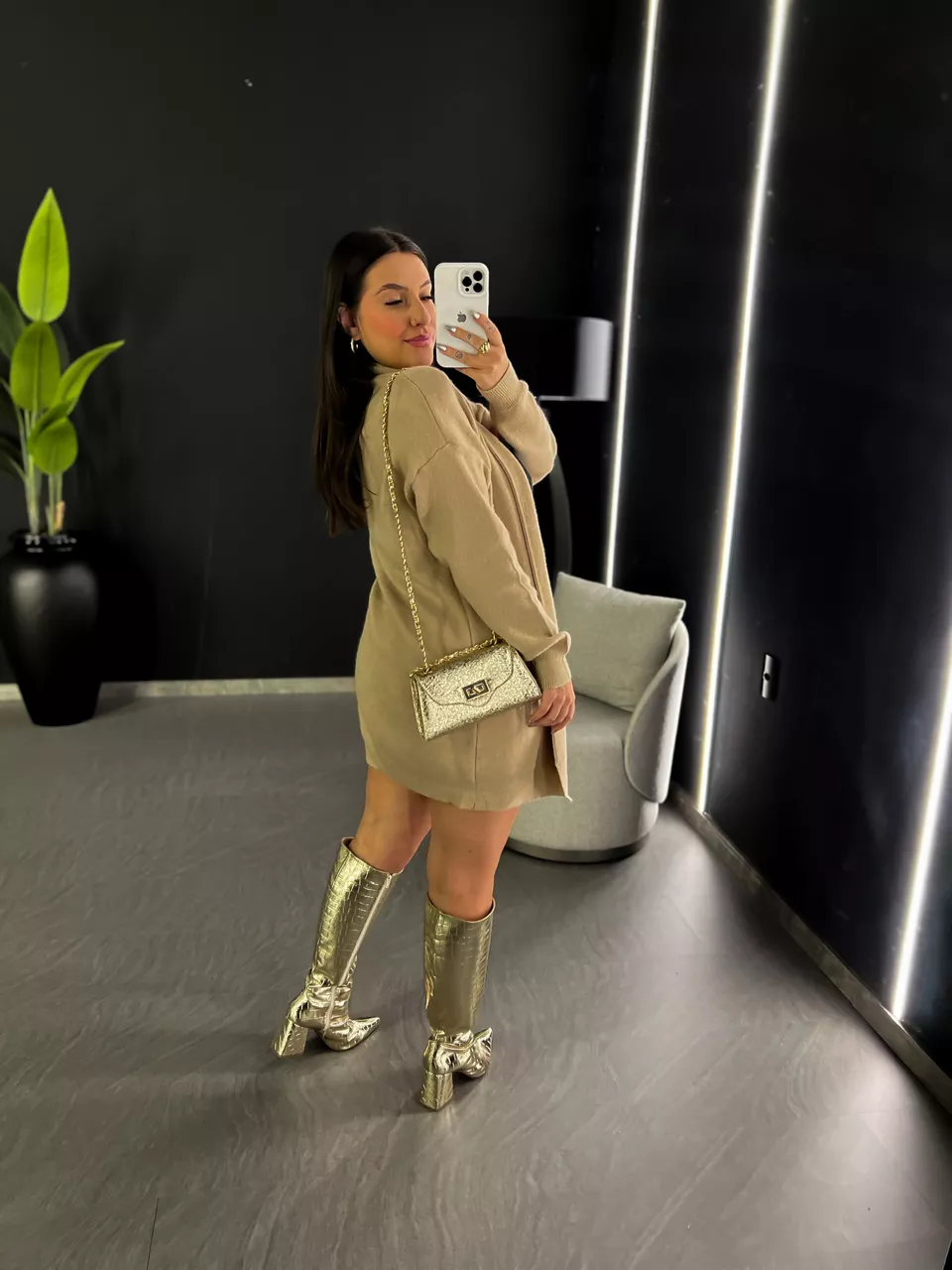 CARDIGAN OVER TRICOT NUDE
