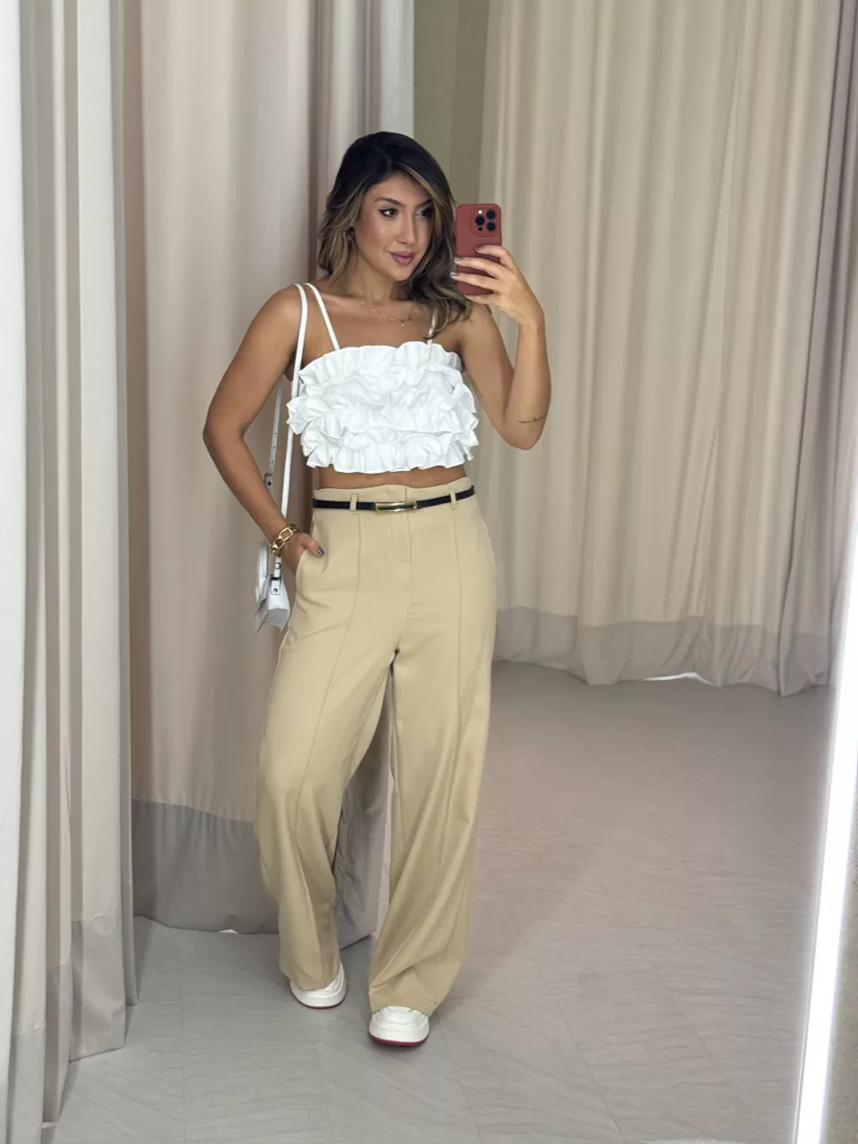 CALÇA BIANCA PANTALONA MARFIM