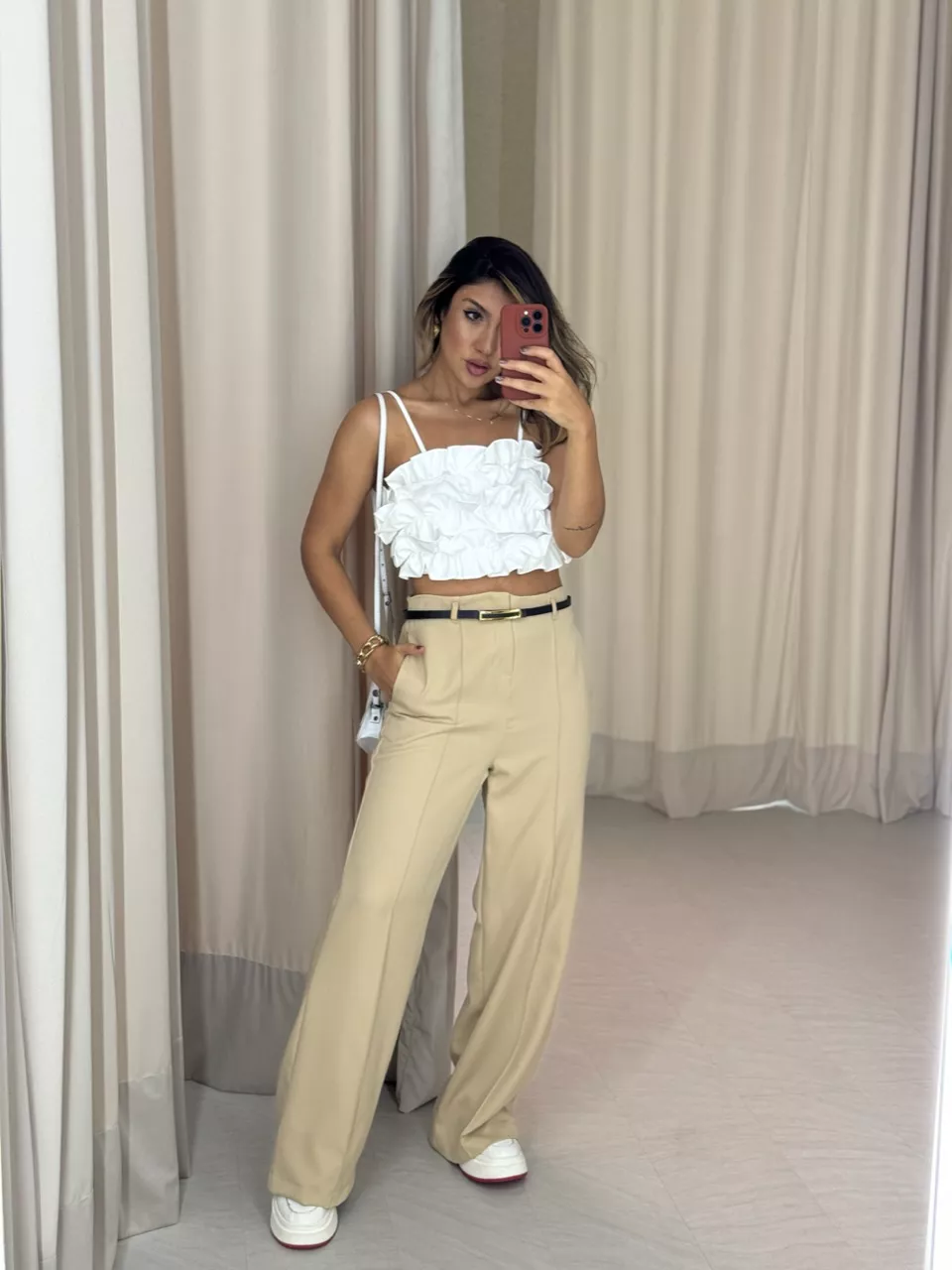 CALÇA BIANCA PANTALONA MARFIM
