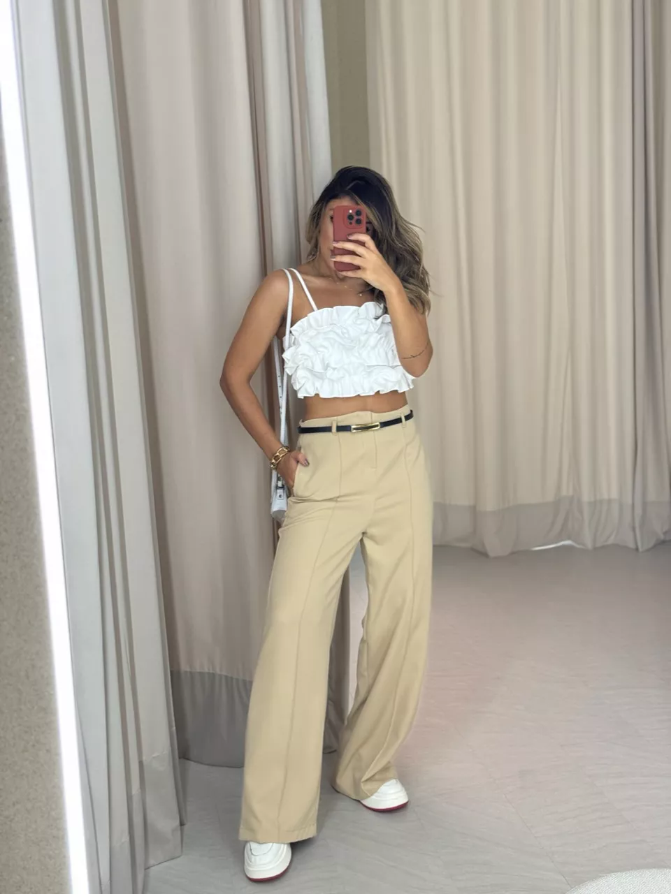 CALÇA BIANCA PANTALONA MARFIM