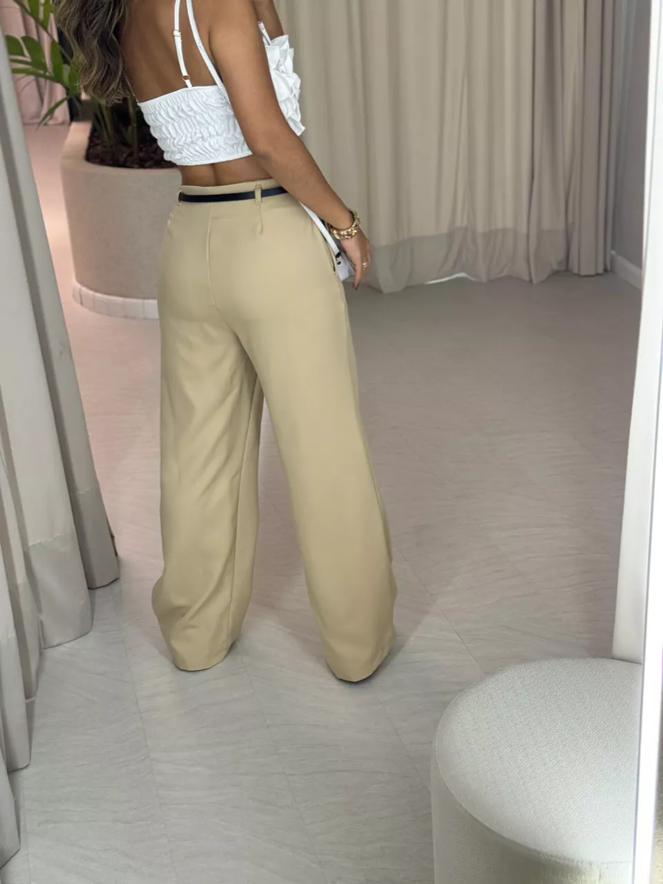 CALÇA BIANCA PANTALONA MARFIM