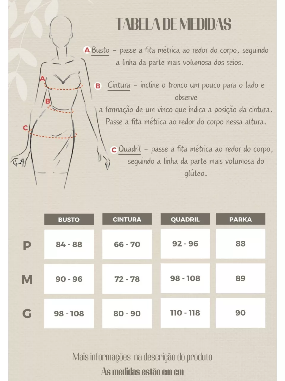 PARKA BOTÕES AREIA