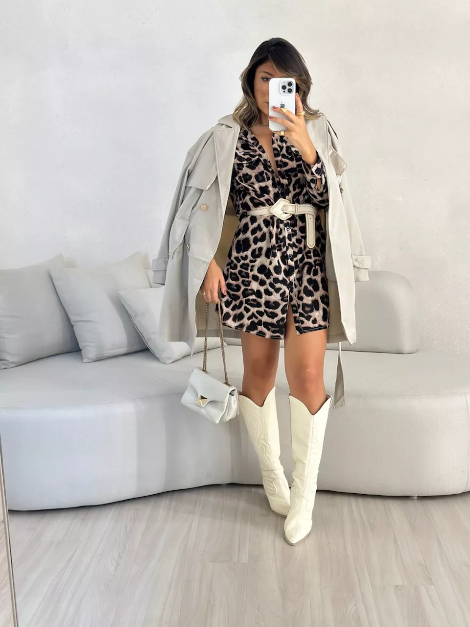 PARKA BOTÕES AREIA