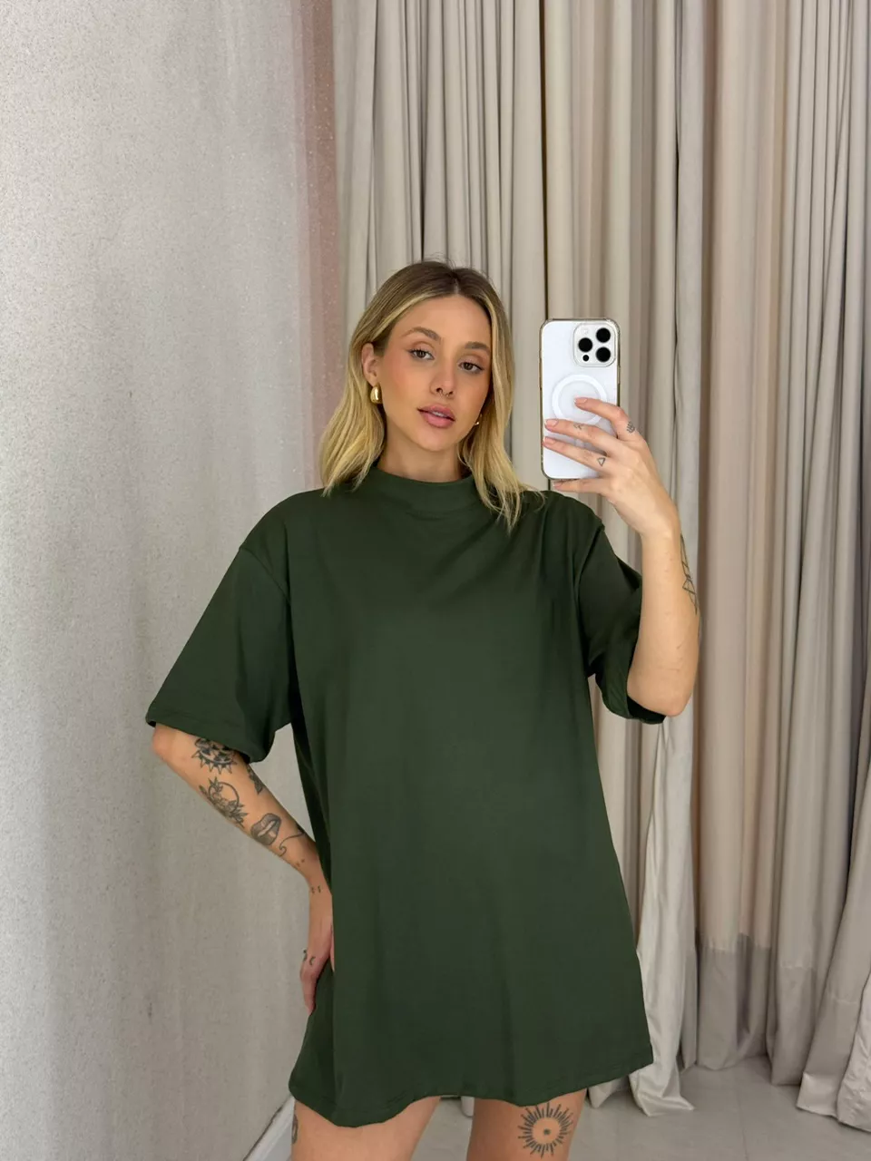 BLUSÃO VICTORIA LISO verde
