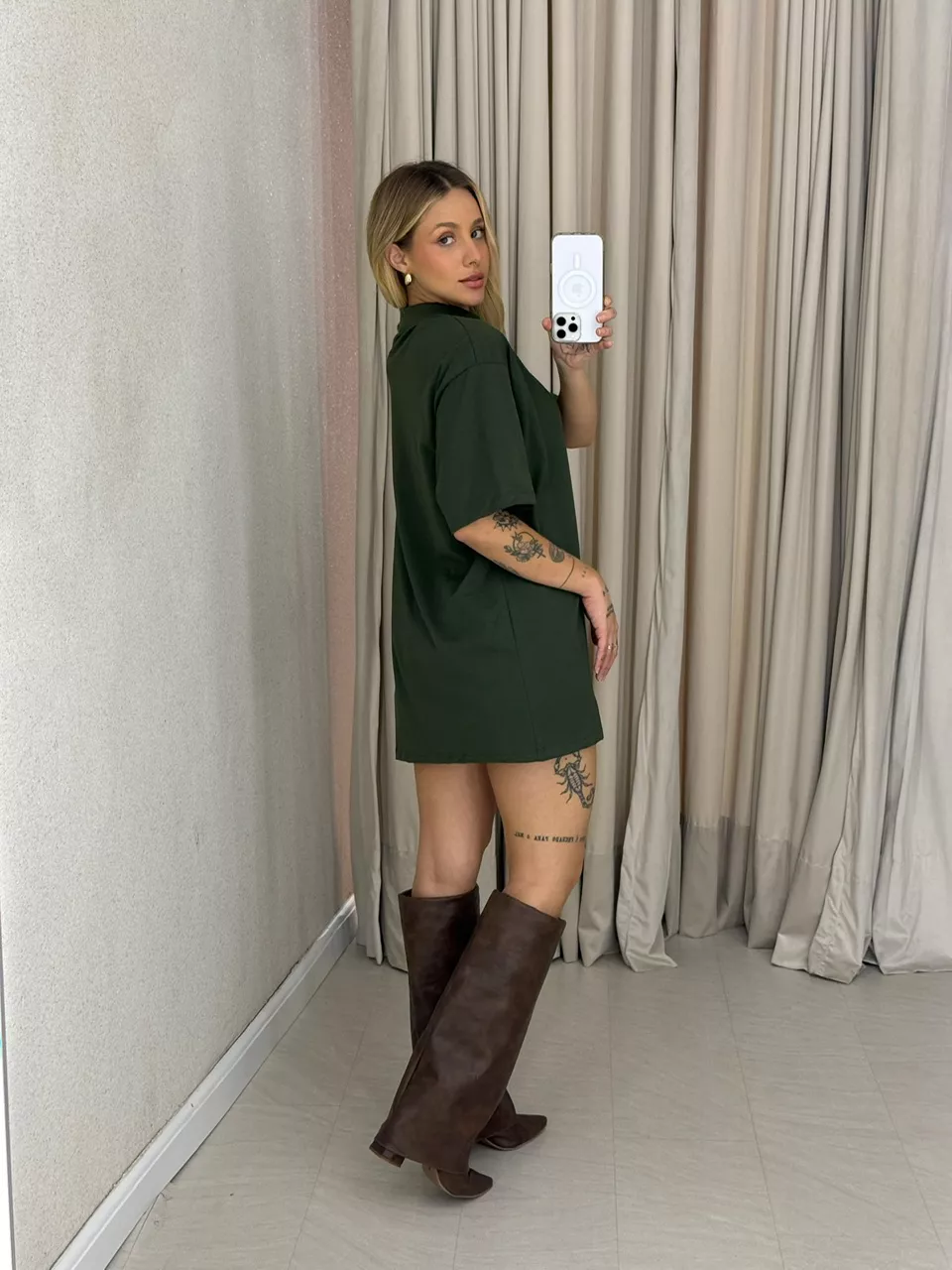 BLUSÃO VICTORIA LISO verde