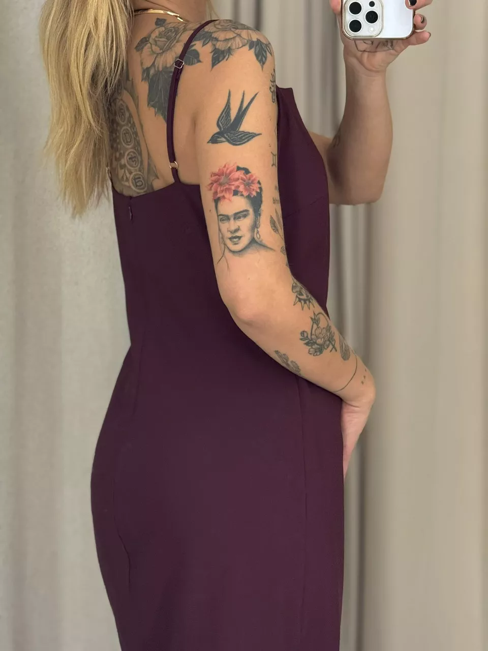 VESTIDO MARIA LUIZA ALÇA VINHO