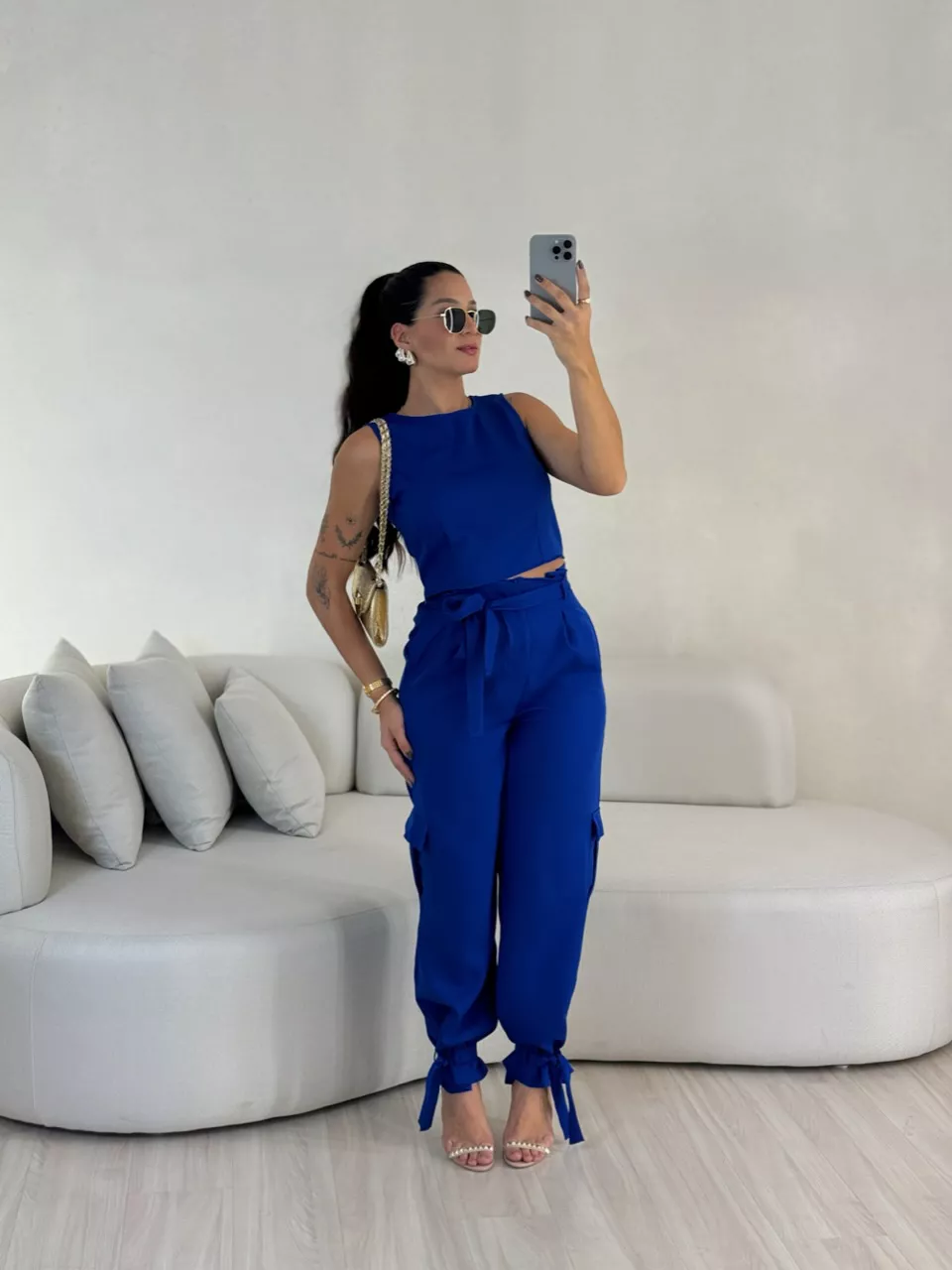 CONJUNTO ANTONIETA CALÇA AZUL