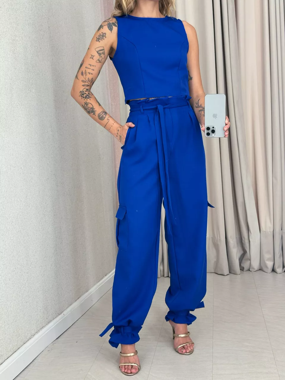 CONJUNTO ANTONIETA CALÇA AZUL