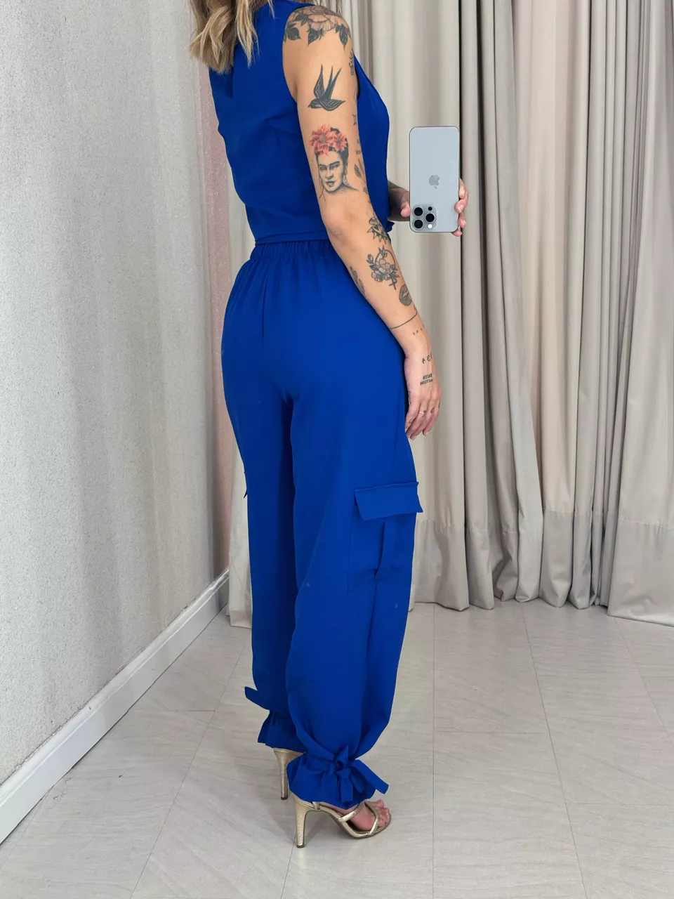 CONJUNTO ANTONIETA CALÇA AZUL