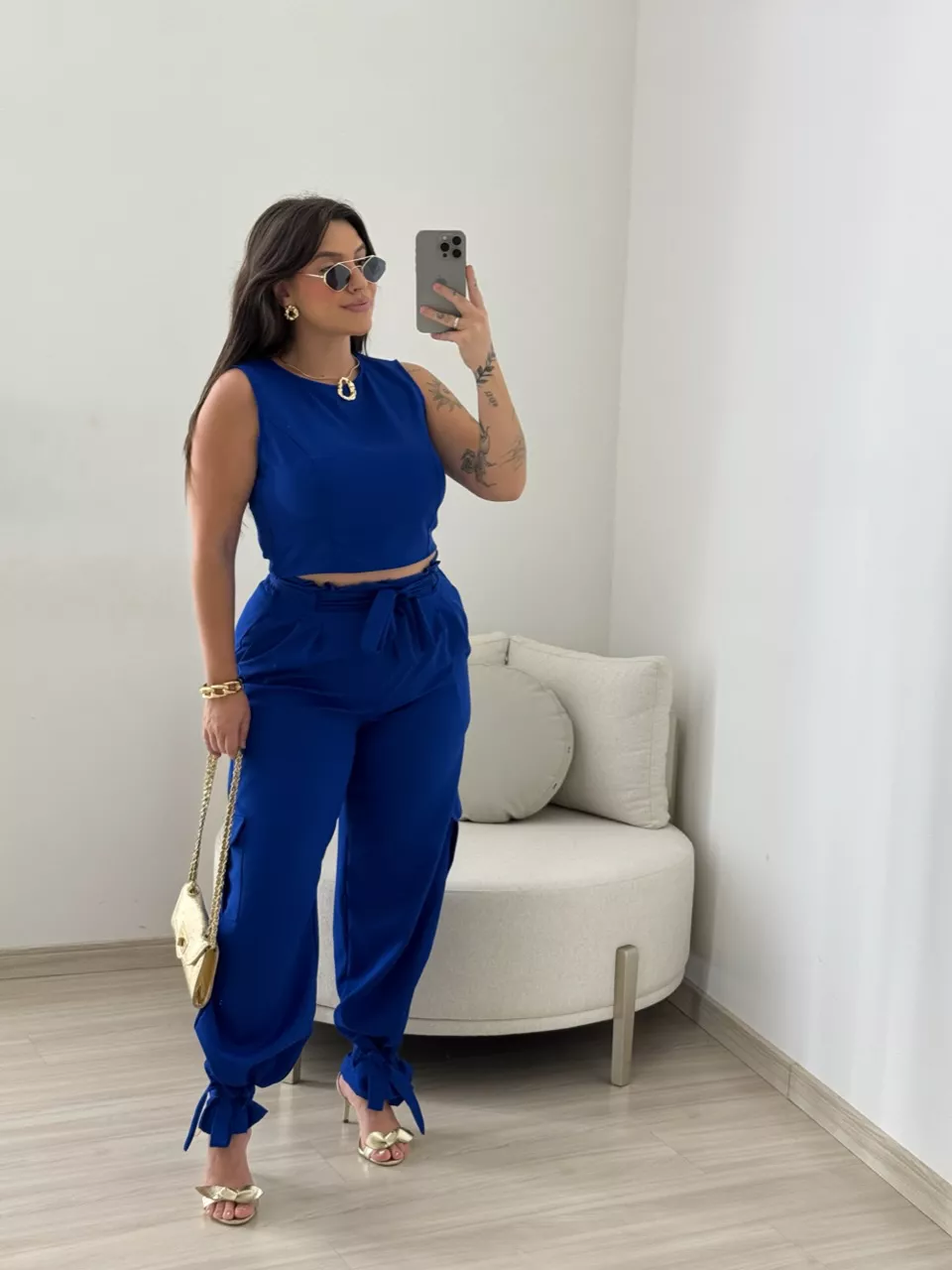 CONJUNTO ANTONIETA CALÇA AZUL