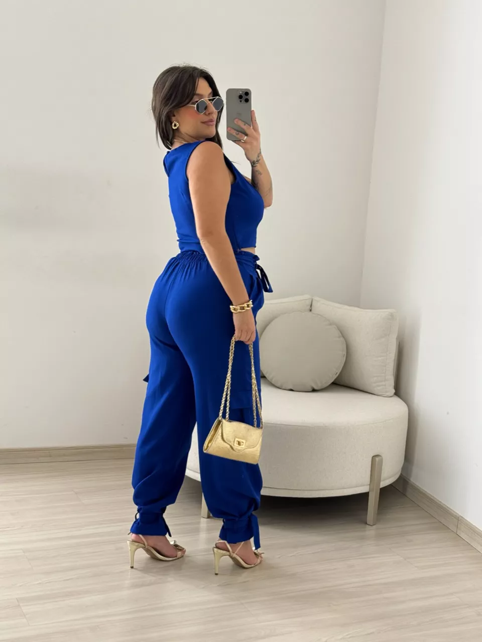CONJUNTO ANTONIETA CALÇA AZUL