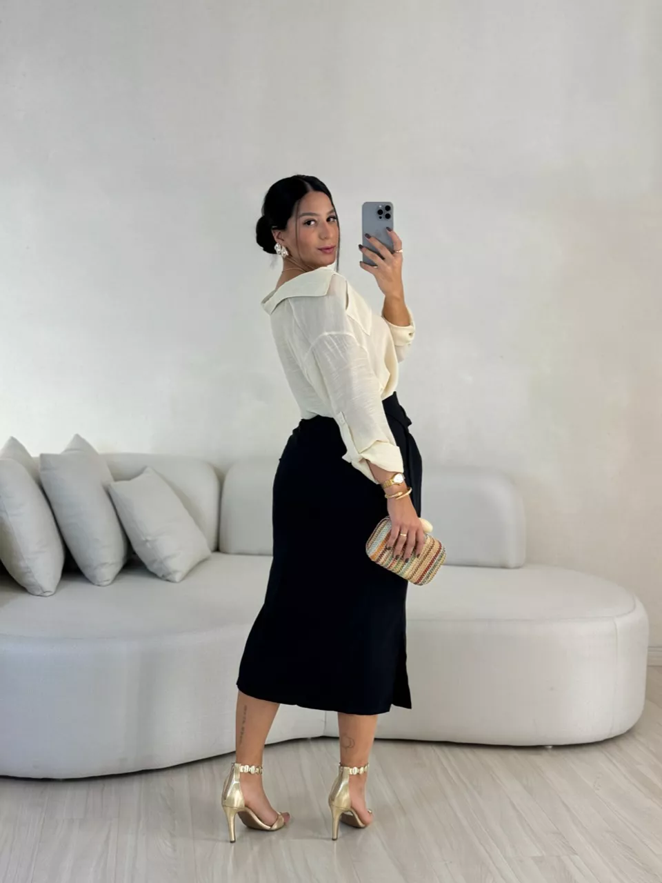 SAIA HELENA MIDI PRETA