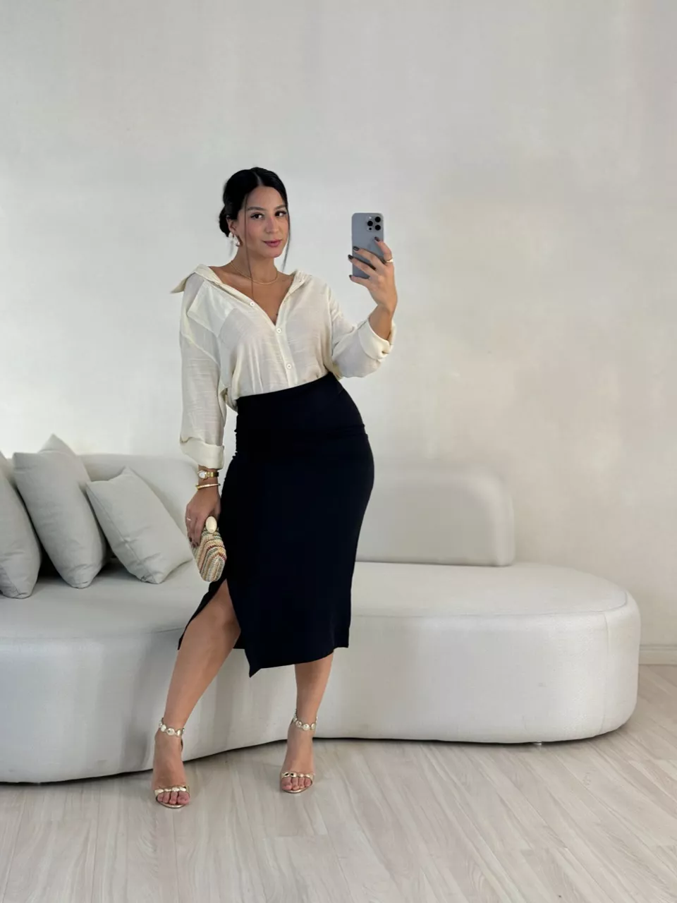 SAIA HELENA MIDI PRETA