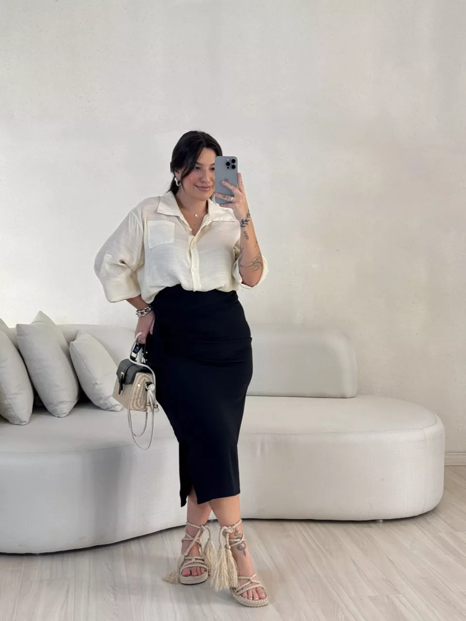 SAIA HELENA MIDI PRETA