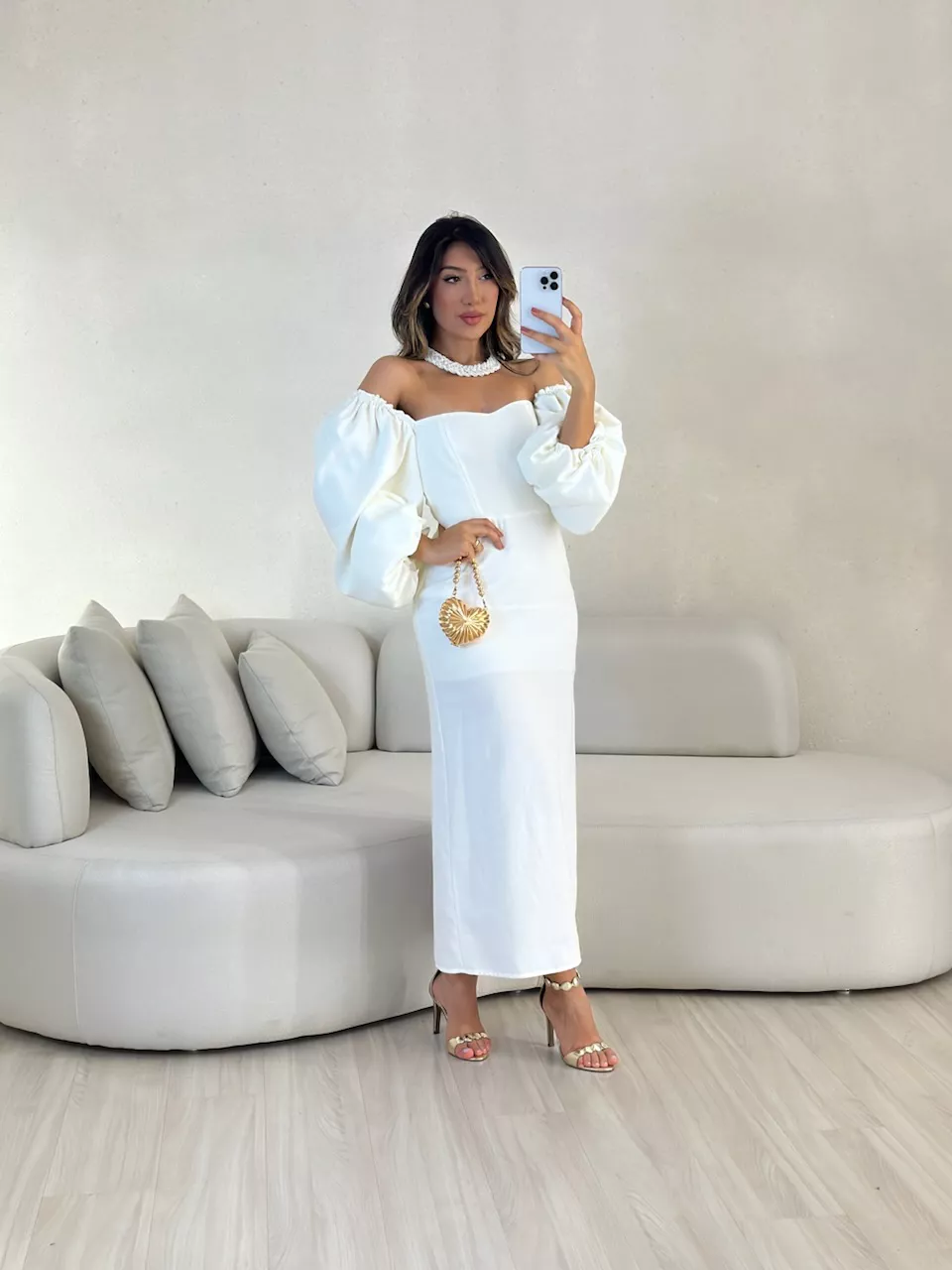 VESTIDO CF CHARLOTTE off - 0056580048 - CAROLLA FERRARO